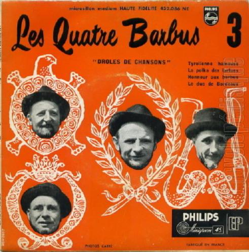 Les Quatre Barbus - 3 - Drôles Des Chansons (1956)