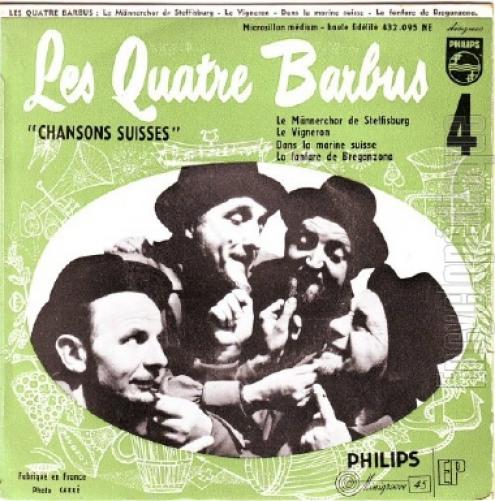 Les Quatre Barbus - 4 - Chansons Suisses (1956)