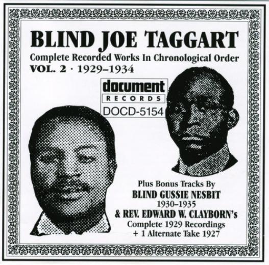 Blind Gussie Nesbit - Blind Joe Taggart Vol. 2 (1929-1934) (1992)