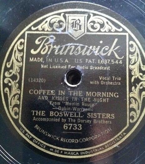 The Boswell Sisters - Coffee In The Morning / Song Of Surrender (1934)