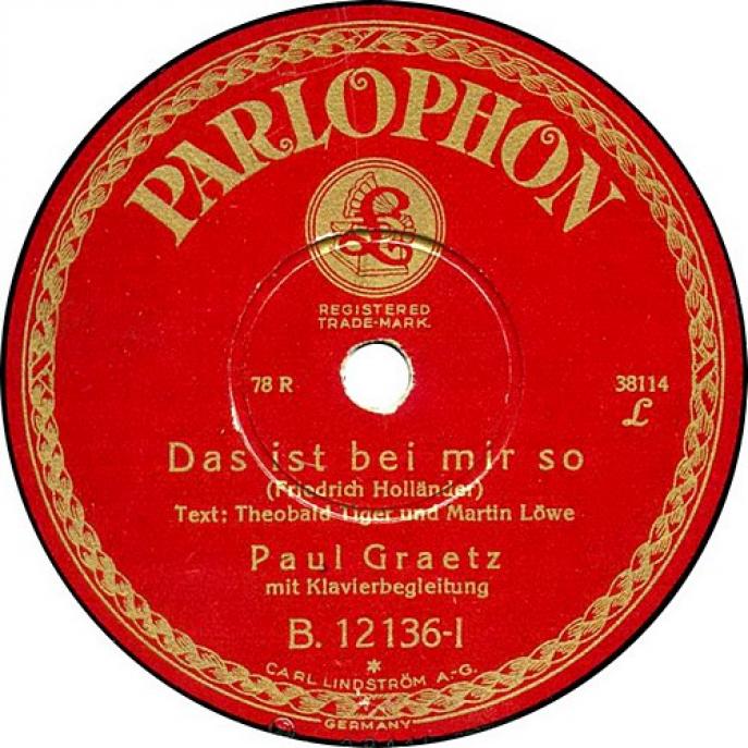 Paul Graetz - Das Ist Bei Mir So (1929)
