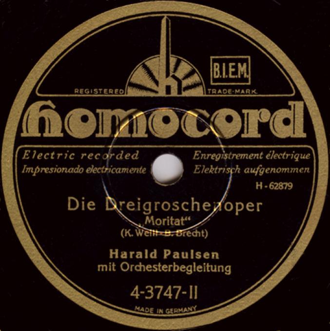 Harald Paulsen - Die Dreigroschenoper (1928)