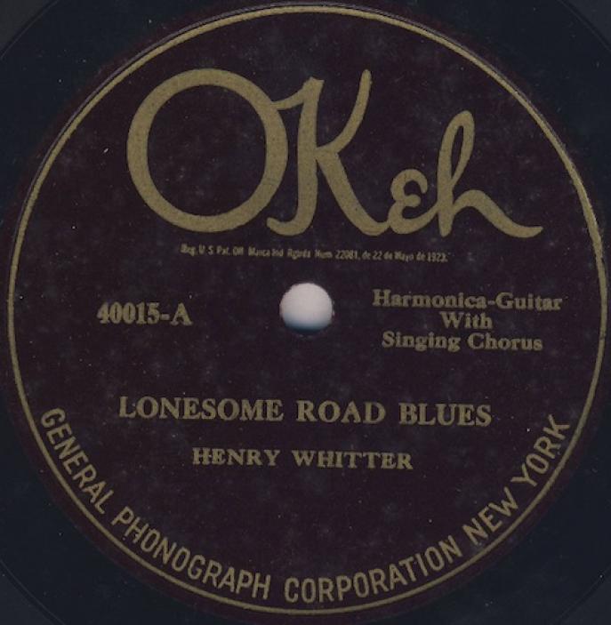 Henry Whitter - Lonesome Road Blues / Wreck On The Southern Old 97 (1924)