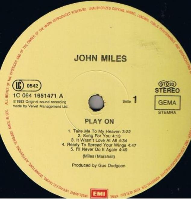 John Miles Close Eyes Count To Ten Lyrics Listen John Miles Close Eyes Count To Ten Online