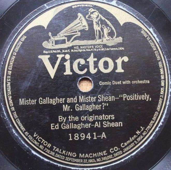 Gallagher & Shean - Positively, Mister Gallagher? - Absolutly Mr. Shean! (1922)