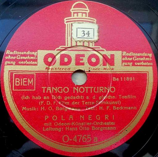 Pola Negri - Tango Notturno (1937)