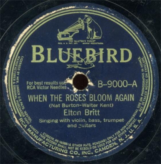 Elton Britt - When The Roses Bloom Again / There's A Star Spangled Banner Waving Somewhere (1942)